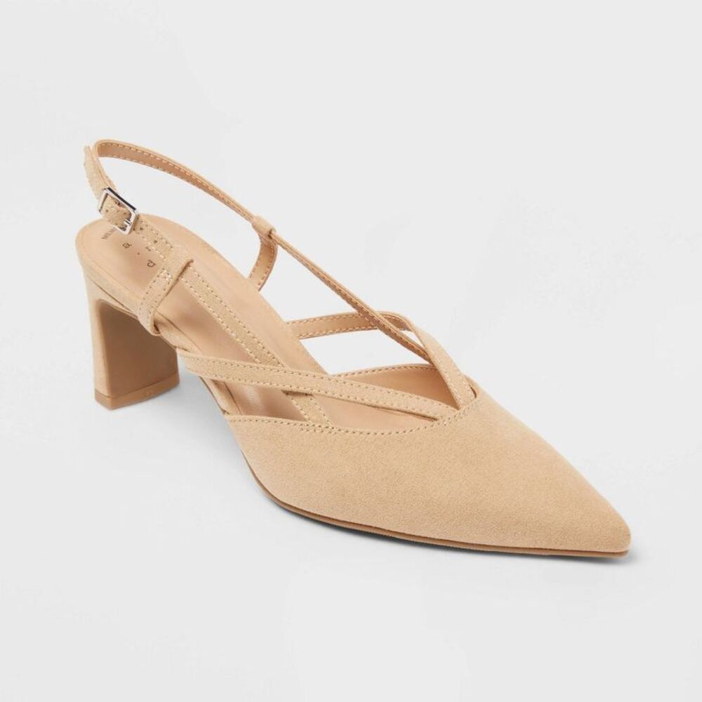Women’s Veera Heels with Memory Foam Insole - A New Day Tan 11